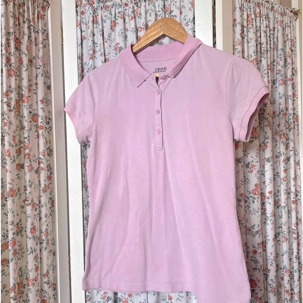 Pretty in Pink: IZOD Polo - Perfect for School (and in Great Condition!)